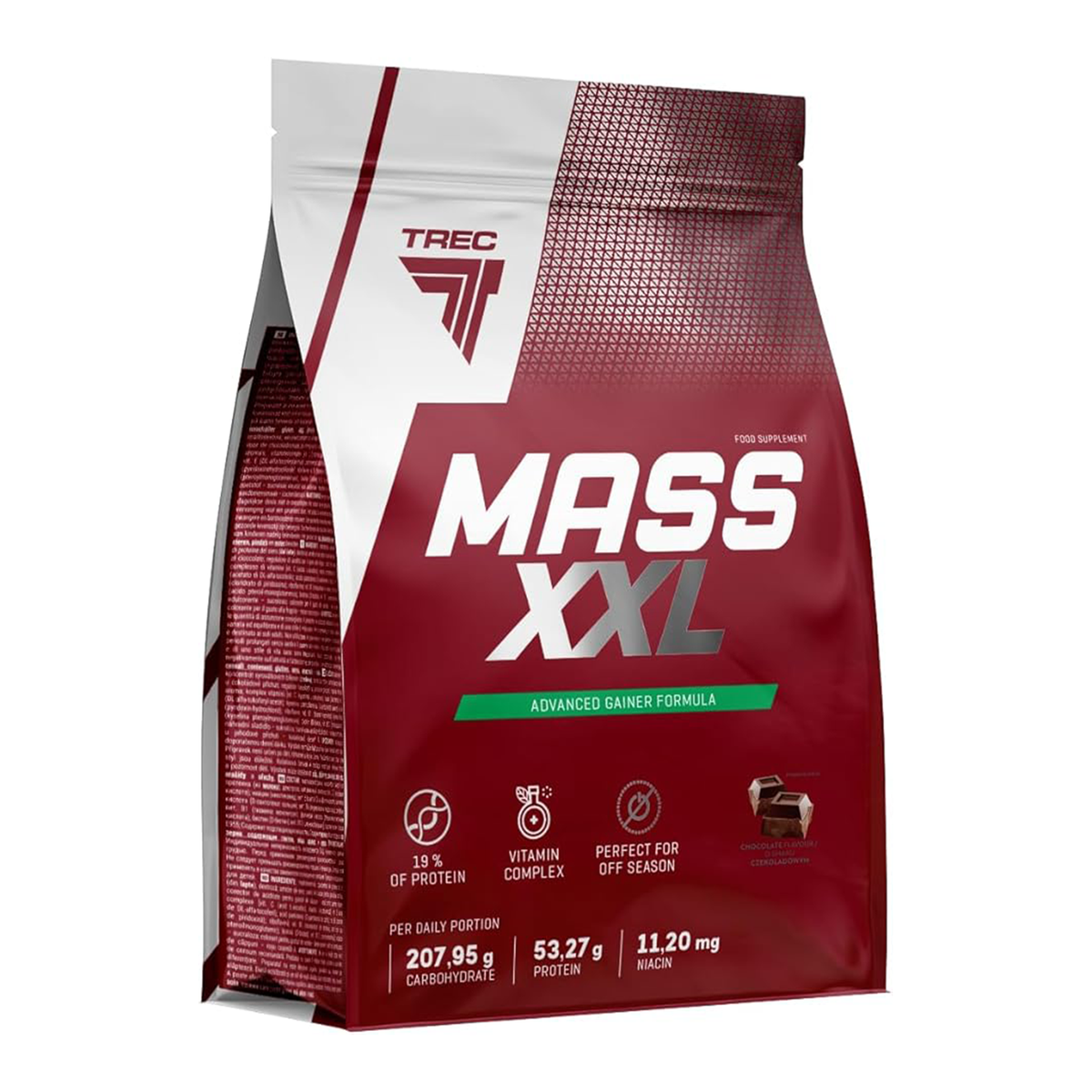Massilisaja TREC MASS XXL CHOCOLATE 1000g - Trenniekspert