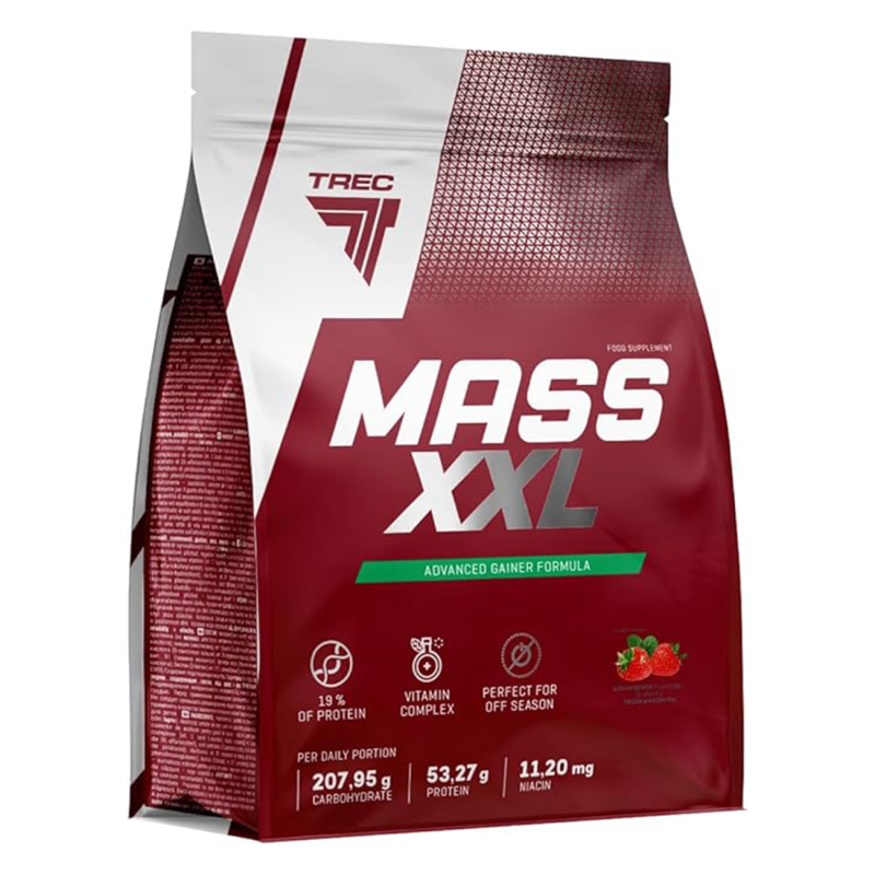 Massilisaja TREC Mass XXL, 1000g, Strawberry - Trenniekspert