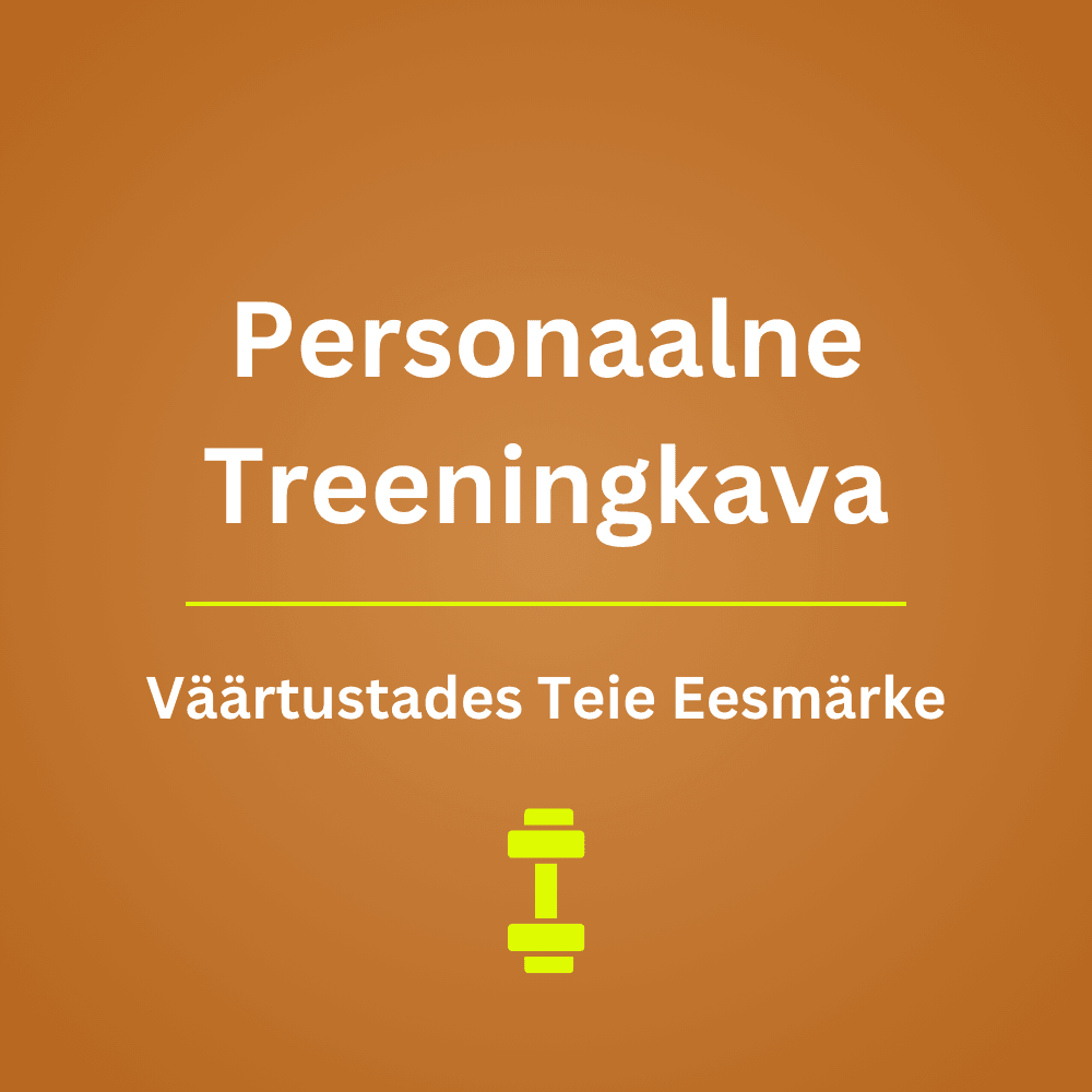 Personaalne treeningkava - Trenniekspert