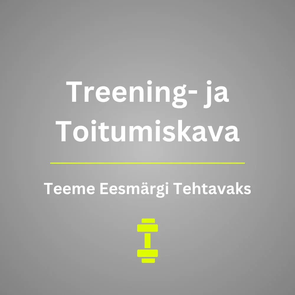 Personaalne Treening- ja Toitumiskava - Trenniekspert