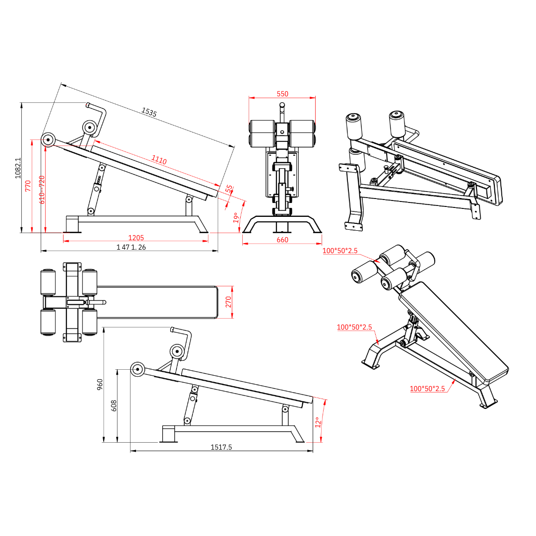 Gymstick Ab Bench Pro - Trenniekspert
