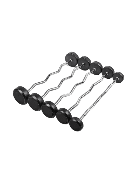 EVOLVE KUMMITATUD KÕVER KANGIDE KOMPLEKT - 10 - 55 KG - Trenniekspert