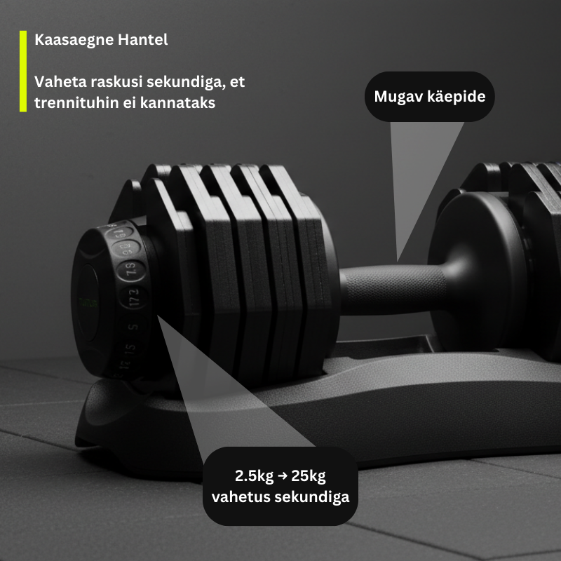 Selector Reguleeritav Hantel (25 kg) - Trenniekspert
