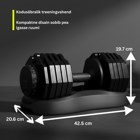 Selector Reguleeritav Hantel (25 kg) - Trenniekspert