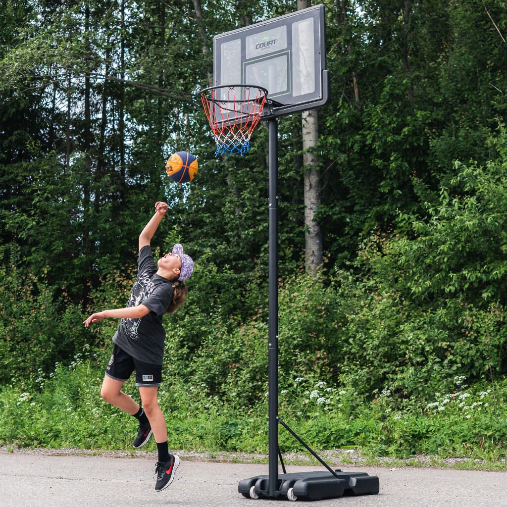 COURT ROOKIE PORTABLE BASKETBALL HOOP MOBIILNE KORVPALLILAUD