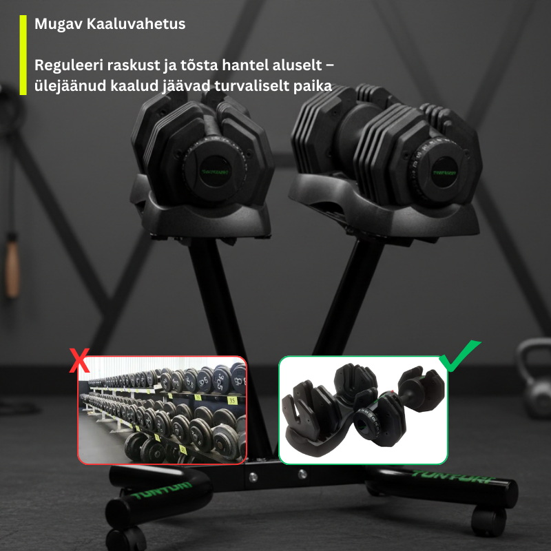 Selector Reguleeritav Hantel (25 kg) - Trenniekspert