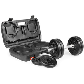 GYMSTICK ADJUSTABLE DUMBBELL SET 15KG REGULEERITAV HANTLIKOMPLEKT