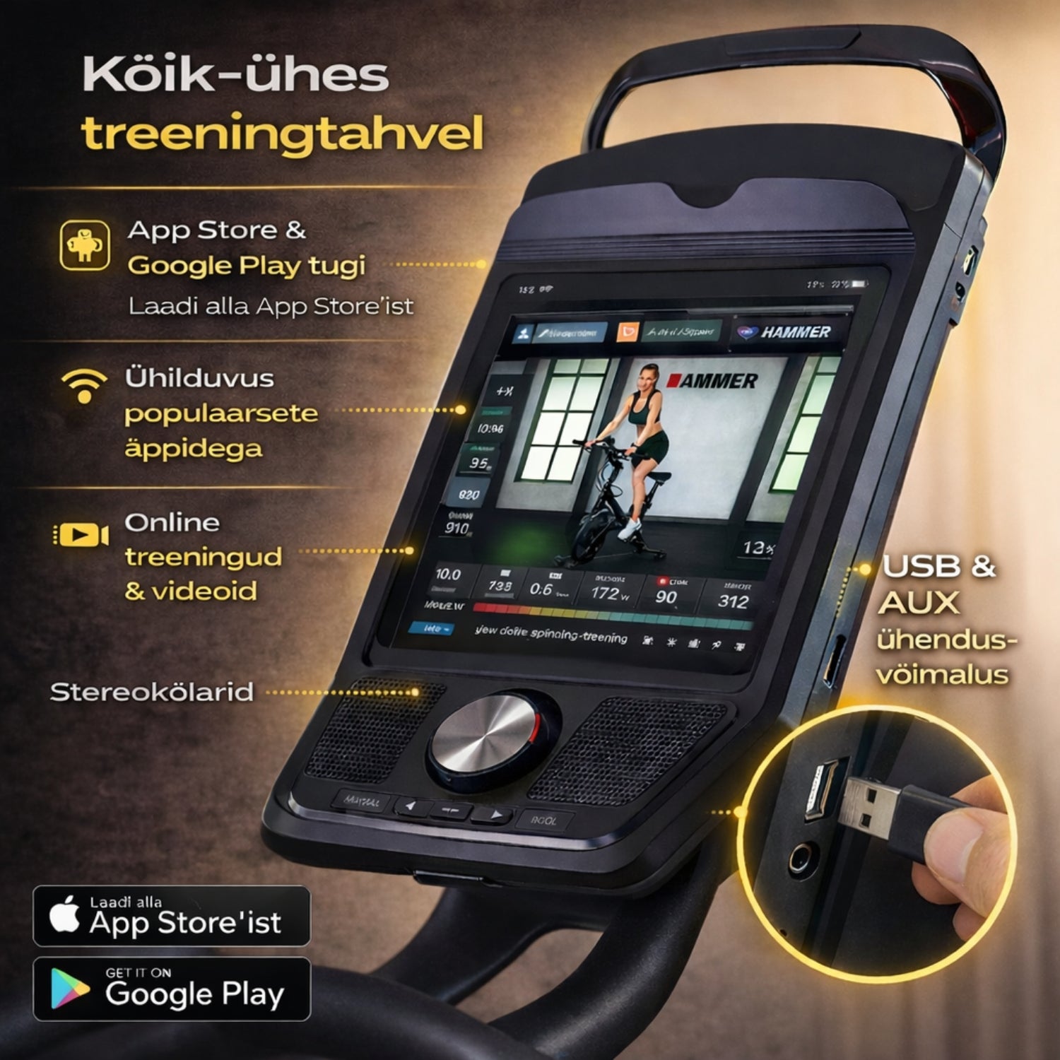 Spinningratas HAMMER Speed Race SR - Trenniekspert