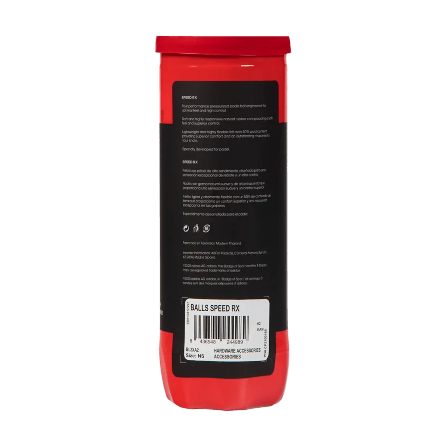 Adidas Speed RX padelipallid (3tk) - Trenniekspert