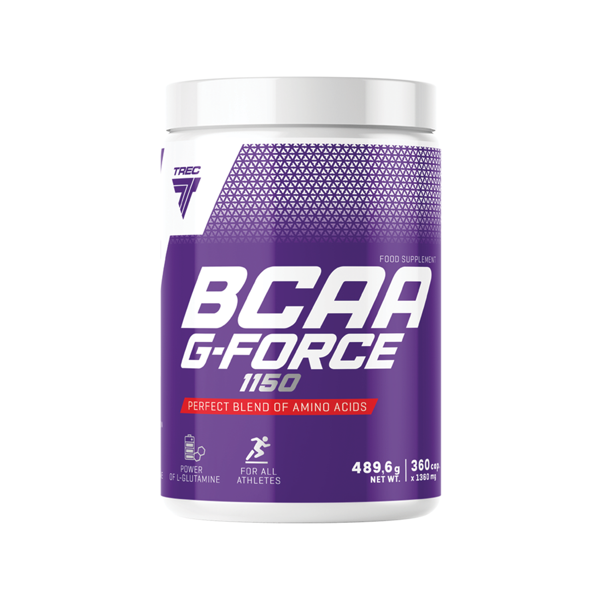 Aminohappe kompleks TREC BCAA G-FORCE 1150 360 kapslit - Trenniekspert