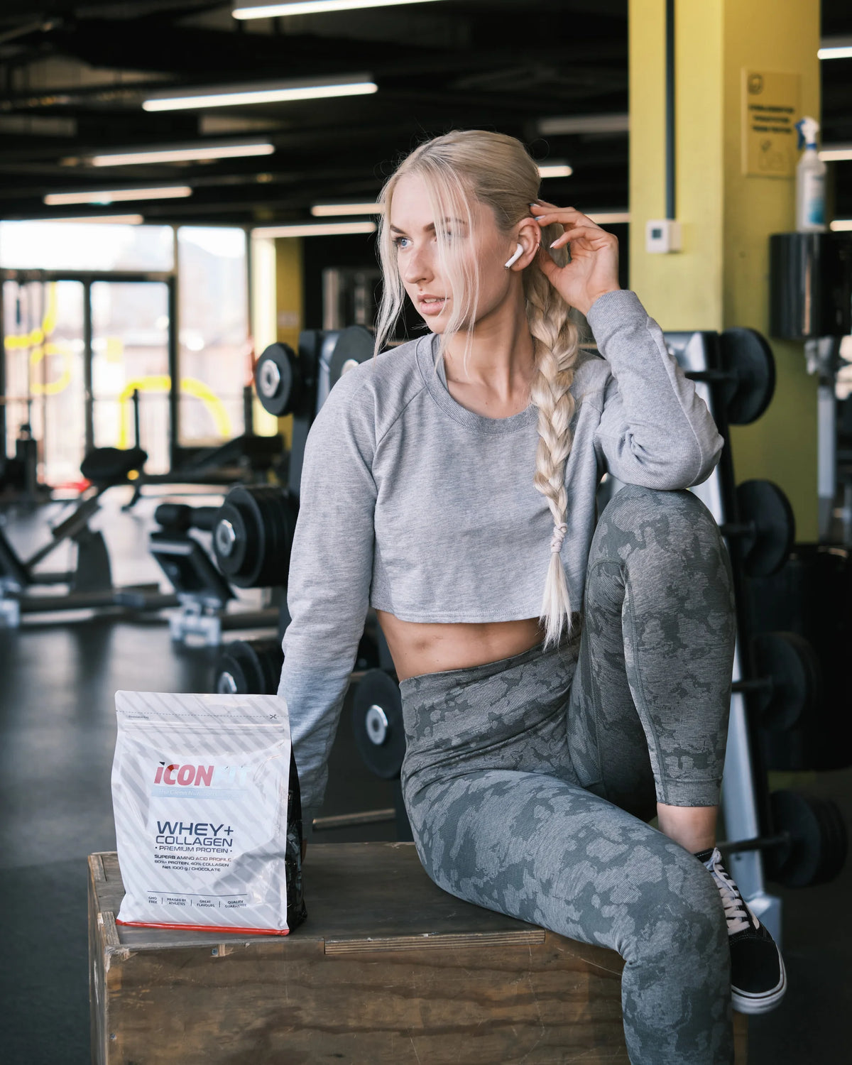 ICONFIT WHEY+ Collagen • Premium Proteiin • (1KG) - Trenniekspert