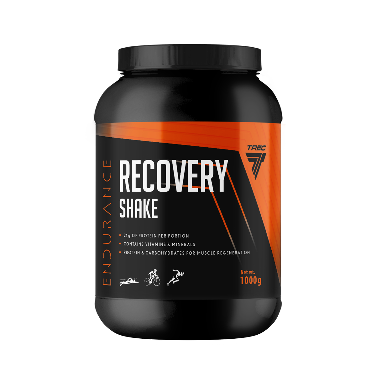 Taastuspulber TREC RECOVERY SHAKE CHOCOLATE 1000 g - Trenniekspert
