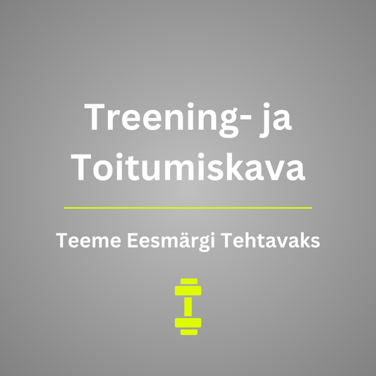 Personaalne Treening- ja Toitumiskava - Trenniekspert