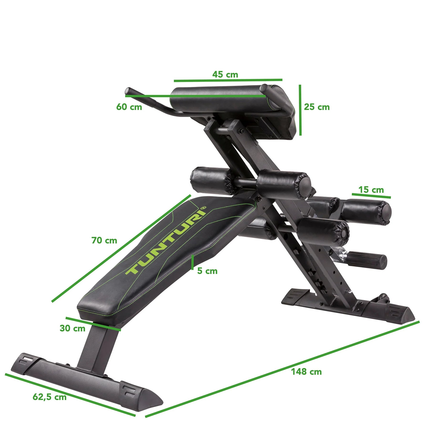 Tunturi CT80 Core Trainer Treeningpink Seljale ja Kõhule
