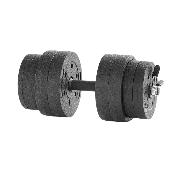 15kg Vinüülkattega Hantlikomplekt - Trenniekspert