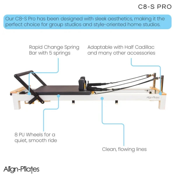 Align-Pilates C8-S Pro Pilates Reformer - Trenniekspert