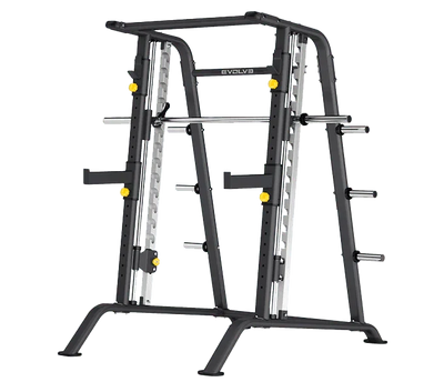 EVOLVE ECON SERIES PLAATIDEGA SQUAT RACK & SMITH MACHINE - Trenniekspert