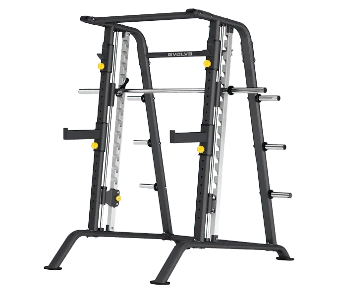 EVOLVE ECON SERIES PLAATIDEGA SQUAT RACK & SMITH MACHINE - Trenniekspert