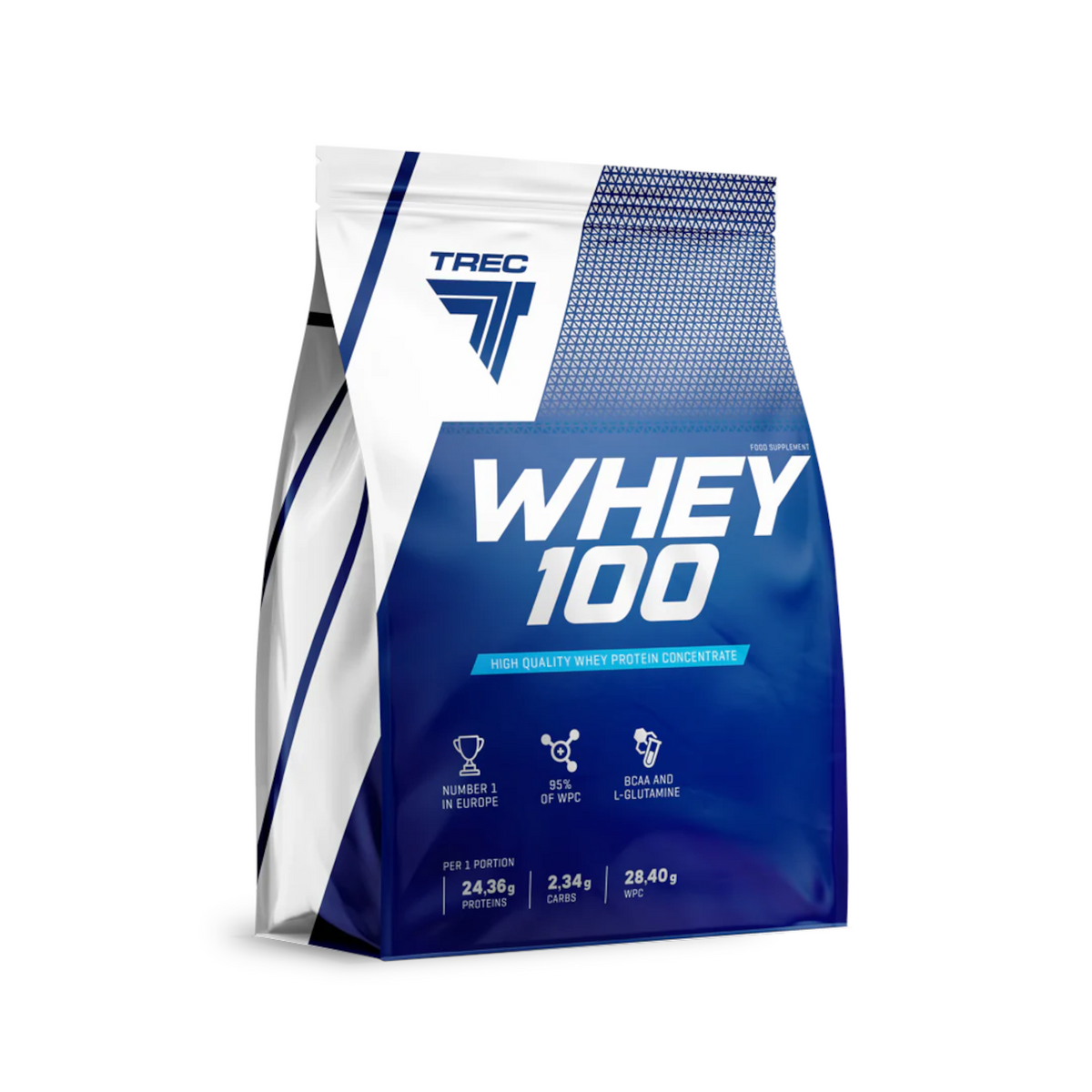 Valgupulber TREC WHEY 100, Chocolate, 900g - Trenniekspert